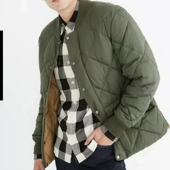 Madewell Jackets Coats Madewell Mens Quilted Puffer Bomber